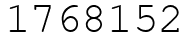 Число 1768152.