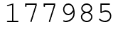 Число 177985.