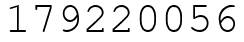 Число 179220056.
