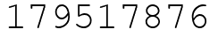 Число 179517876.