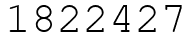 Число 1822427.