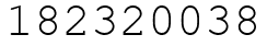 Число 182320038.