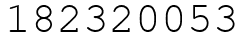 Число 182320053.