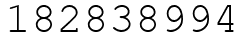 Число 182838994.