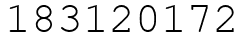 Число 183120172.