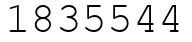 Число 1835544.