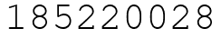 Число 185220028.