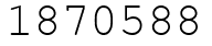 Число 1870588.