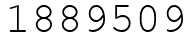 Число 1889509.