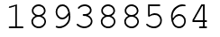 Число 189388564.
