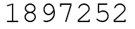 Число 1897252.