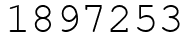 Число 1897253.