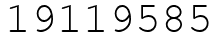 Число 19119585.