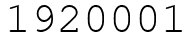 Число 1920001.