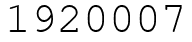 Число 1920007.