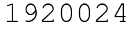 Число 1920024.