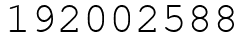 Число 192002588.