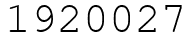 Число 1920027.