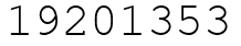 Число 19201353.