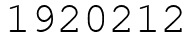 Число 1920212.