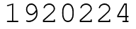 Число 1920224.