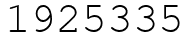 Число 1925335.