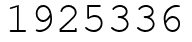 Число 1925336.