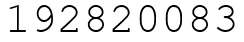 Число 192820083.