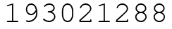 Число 193021288.