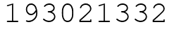 Число 193021332.
