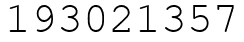 Число 193021357.