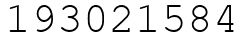 Число 193021584.