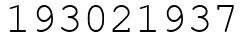 Число 193021937.