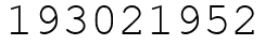 Число 193021952.