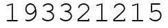 Число 193321215.
