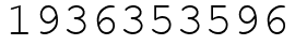 Число 1936353596.