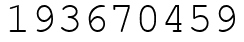 Число 193670459.