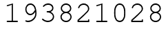 Число 193821028.