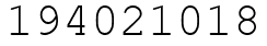 Число 194021018.