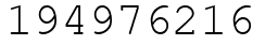 Число 194976216.