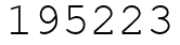 Число 195223.