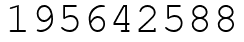 Число 195642588.