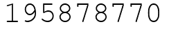 Число 195878770.