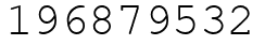 Число 196879532.