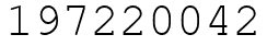 Число 197220042.