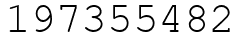 Число 197355482.