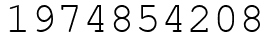 Число 1974854208.