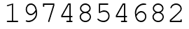 Число 1974854682.