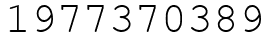 Число 1977370389.