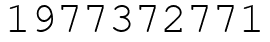 Число 1977372771.